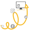 Campañas de publicidad en redes sociales adecuadas a cada negocio, marca o empresa.